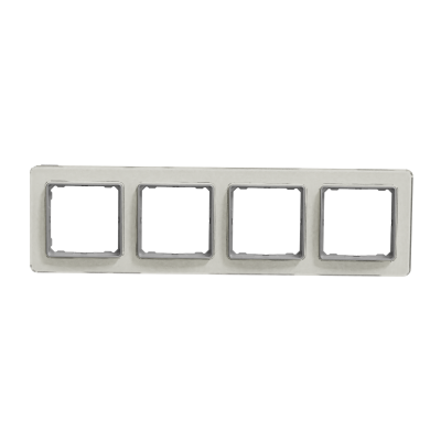 Sedna Design & Elements Ramka poczwróna szkło białe efekt szkła SDD360804 SCHNEIDER (SDD360804)